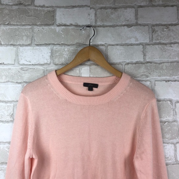 J. Crew Ruffle Cuff Sweater Size M - Picture 3 of 8